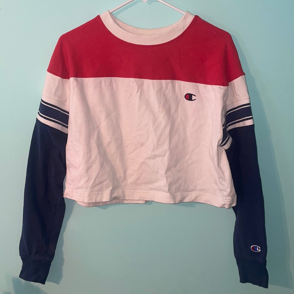 Champion Long Sleeve Crop Top
